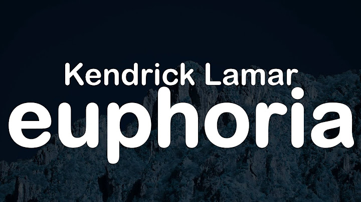 Kendrick Lamar - euphoria (Clean Lyrics)