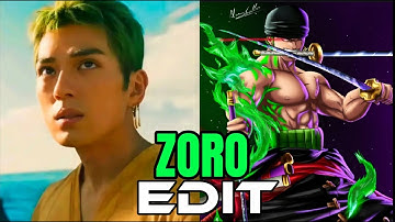 Roronoa Zoro Edit🥵 || Roronoa Zoro Anime And Live Action Edit #Onepiece #onepiecezoroedit