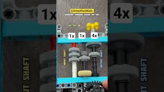 How gear ratios work? #gears #automobile #cars #lego #mechanic #motorbuilding #kids #howitworks