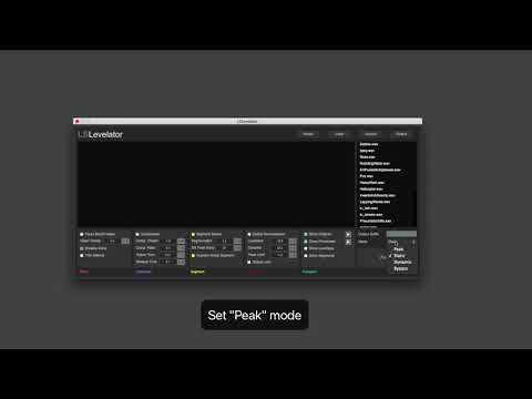 Levelator - Peak mode