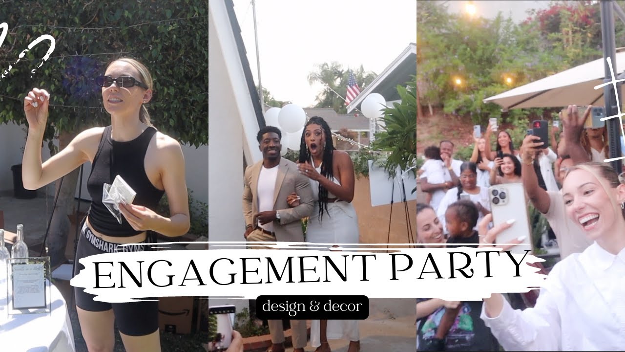 Backyard Engagement Party Decor