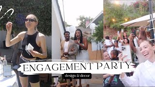 Backyard Engagement Party Decor