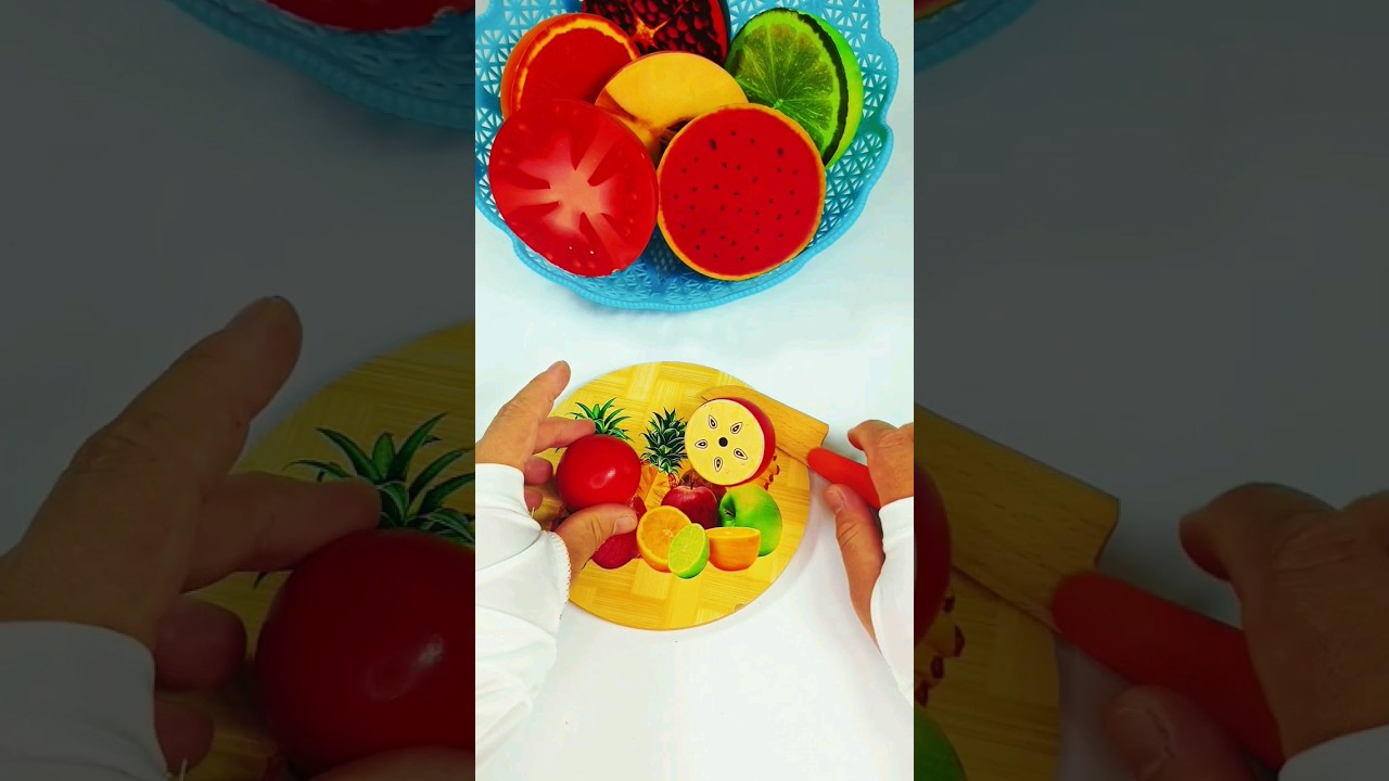 Cutting Fruit Avocado and Vegetables/Satisfying video Asmr 