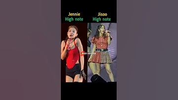 Whose high note you liked the most 🤔? #jennie #jisoo #blackpink #shorts #fyp #music #song #kpop