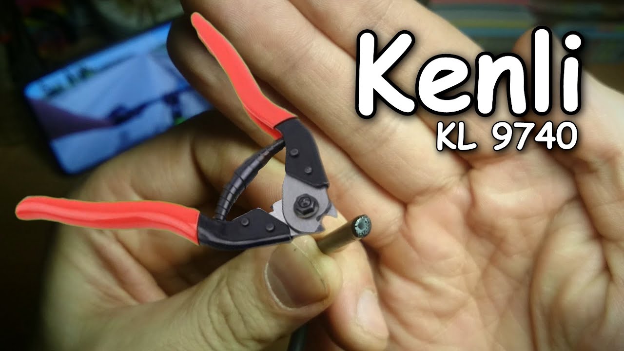 Кусачки для тросов и рубашек Kenli | Обзор и тест - YouTube