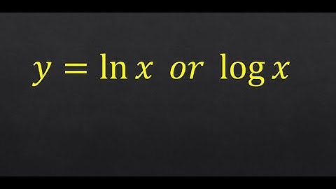 Differentiation of log(x) from First Principle.