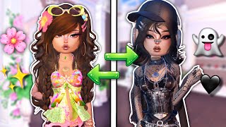SWAPPING STYLES WITH MY OPPOSITE PART 2 in Dress to Impress (Roblox)