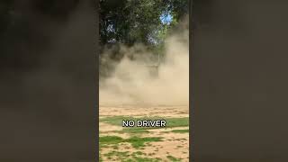Autonomous Tractor in Dust Storm