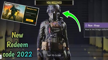 August 7 New Redeem code codm 2022 | cod mobile Redeem code 2022 | codm Redeem code 2022 Garena
