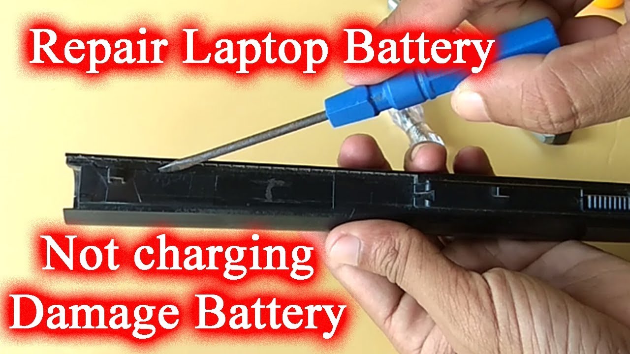 Repair Laptop Damage Battery  or Not Charging Battery (Easy Way)