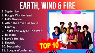 Earth, Wind & Fire 2023  Greatest Hits, Full Album, Best Songs  September, Boogie Wonderland, ...