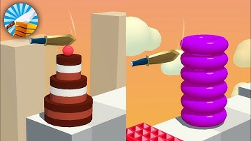 Slice it all ! Very satisfying and relaxing ASMR slicing game - PART 16 MarsGaming