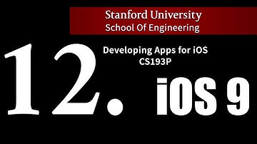 Stanford iOS 9 - Lecture 12.  Autolayout