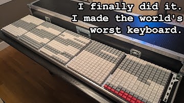 A keyboard with ten hundred keys
