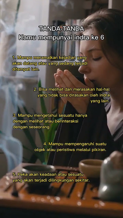 Pertanda kamu memiliki indra ke 6 #pertanda #horor