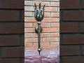 Gothic Wall Lamp  Handcrafted Medieval Iron Light for Home Decor