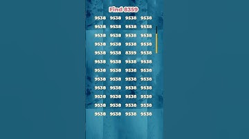 Can you find 8359? #puzzle #brainteaser #numberchallenge #shorts