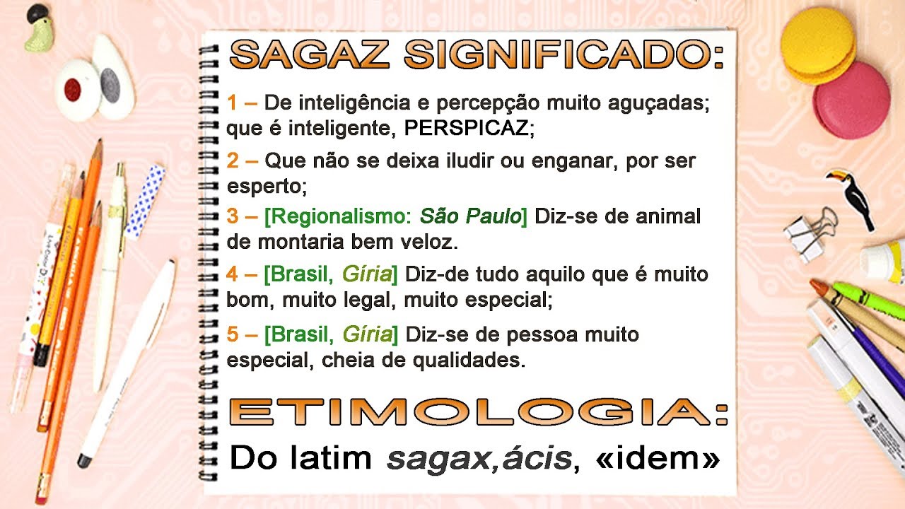 Sagaz O Que Significa Sagacidade Video Gotinha 3min30s O Que