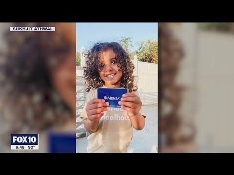 Girl becomes youngest American Mensa member