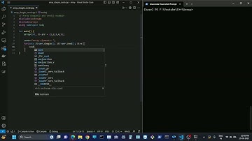 C++ Programming | Array cbegin() and cend() #cpp #programming #shorts