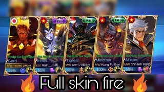Mobile legend @ Full trang phục liên quan đến lửa 🔥