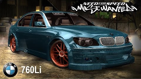 NFS Most Wanted | BMW 760Li Car Mod Tuning & Gameplay