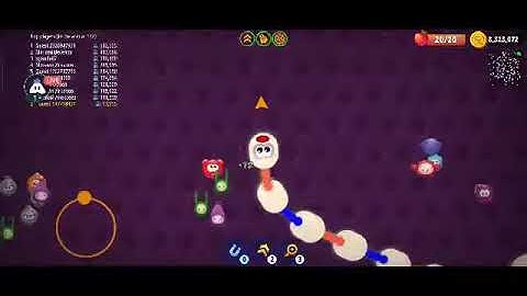 Wormszone.io live stream biggest worms hunting part (128) || Android / ios gameplay Walkthrough