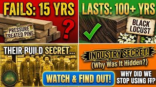 This Wood is Harder Than Concrete. Lasts 100 Years. Why Did They Stop Using It?