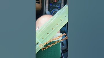 23 round half length dart magazine from Out of Darts #nerf #nerfpro #nerfmag #outofdarts #nerfbattle