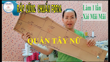 Cách Làm Rập Cứng Quần Tây | May Vá Cùng TYSUSHOP