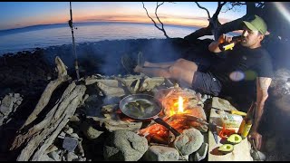 SOLO CAMPING CATCH AND COOK