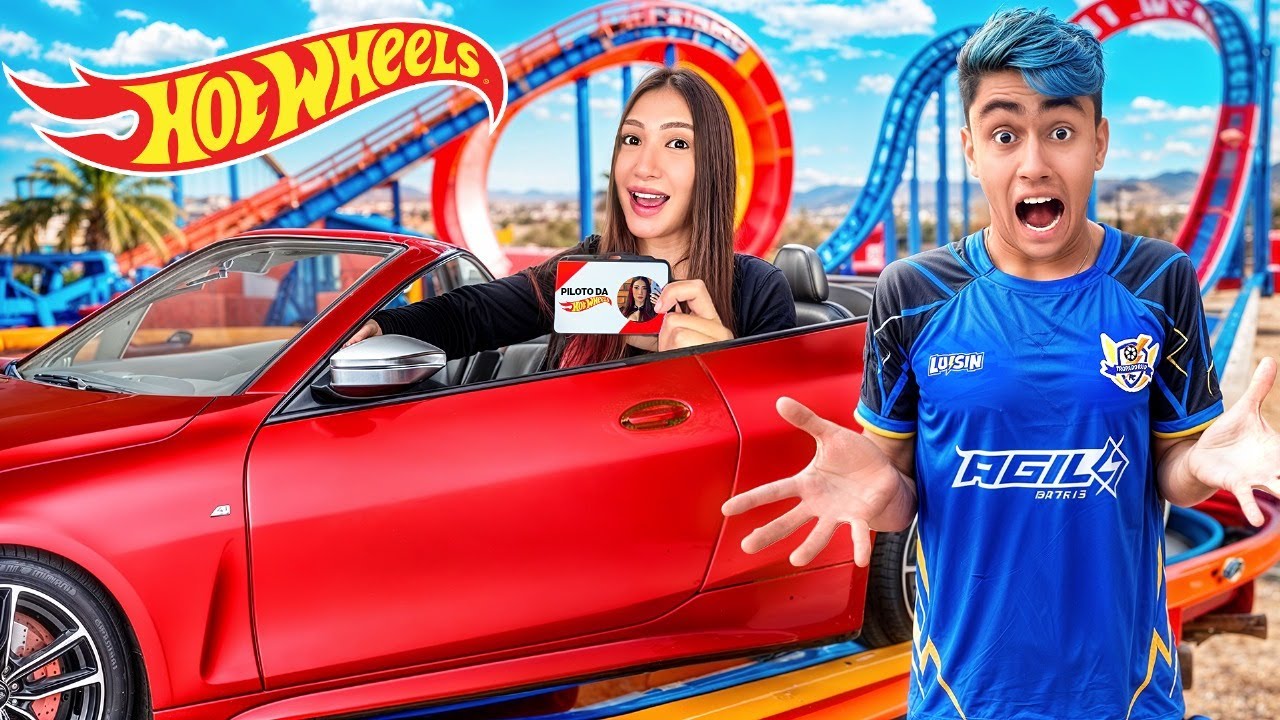 VIREI UMA PILOTO DA HOT WHEELS * DESAFIOS COM A TROPA DO RAIO
