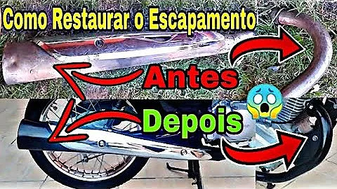 O que é escapamento da moto?