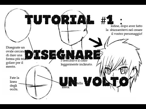 Manga Tutorial 1 Come Disegnare Un Volto Youtube