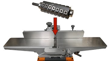 How To Install a Helical Cutterhead in a 6 Inch Jointer