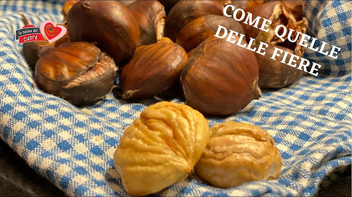 Castagne al forno o  nella friggitrice ad aria  / caldarroste Air fryer Recipe