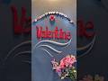 Will you be my Valentine ❤️ Valentine special | Satisfying sand calligraphy #valentinesday
