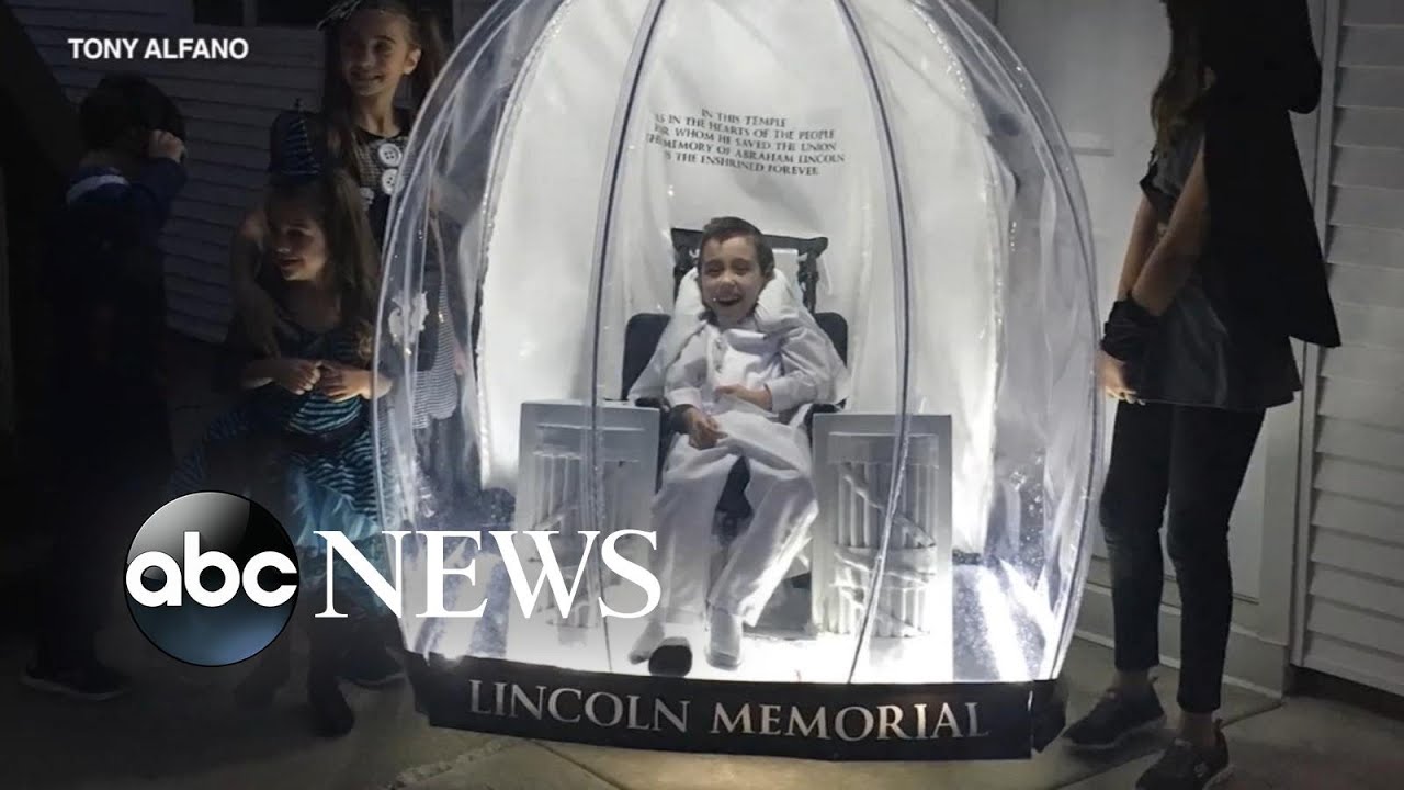 Chicago family designs Halloween costumes for their son who has cerebral palsy l ABC News