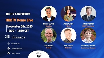HbbTV Symposium Istanbul 2025: Live Preview Evenement 📡🌍