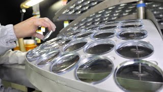 Korea's glasses manufacturing process showing a clear world
