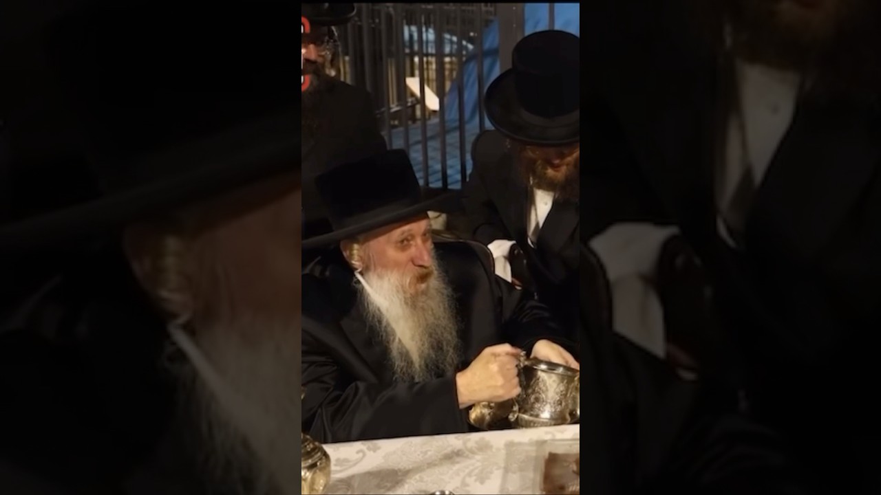 שמחת החלאקה לנין כ"ק האדמו'ר מטשערנוביל בציון הרשב"י במירון