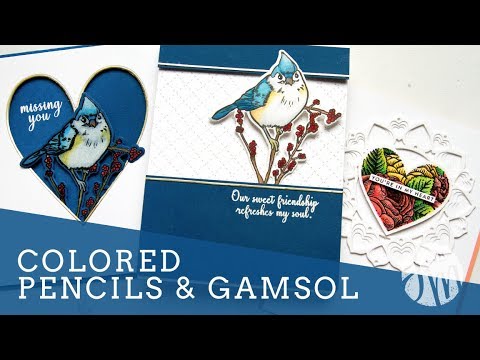 Blending with Gamsol Odorless Mineral Spirits  Hello! This is a short clip  of how I blend my colored pencil drawings with Gamsol Odorless Mineral  Spirits. This is what gives my drawings