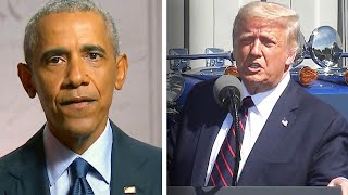 Trump Fires Back at Obama for Scathing DNC Speech