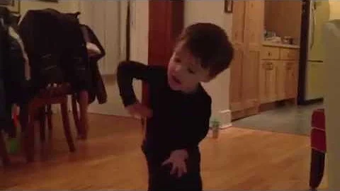 Jude's dance moves to His favorite part of Roar