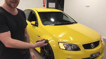 Remote Start For Manual Model VE Commodores on Factory Key- How It Works