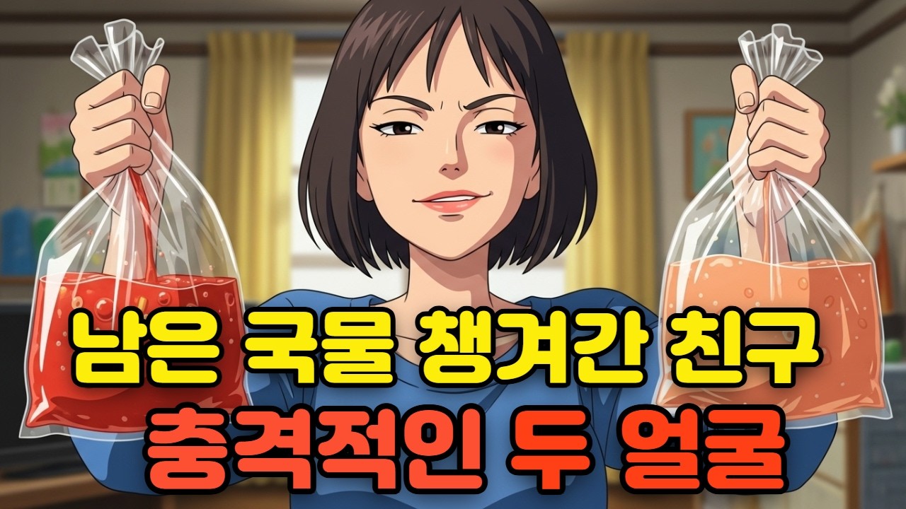 남은 떡볶이 국물 챙겨가던 친구의 충격적인 두 얼굴