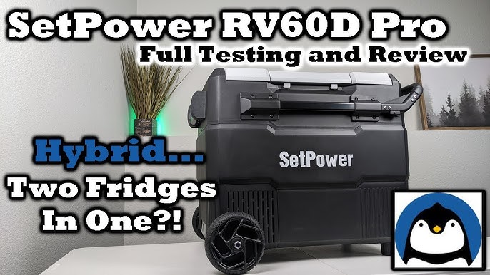 The Setpower RV60D Pro Is The BEST Portable Fridge You Can Buy Now! Dual  Zone, On Wheels, And More! 