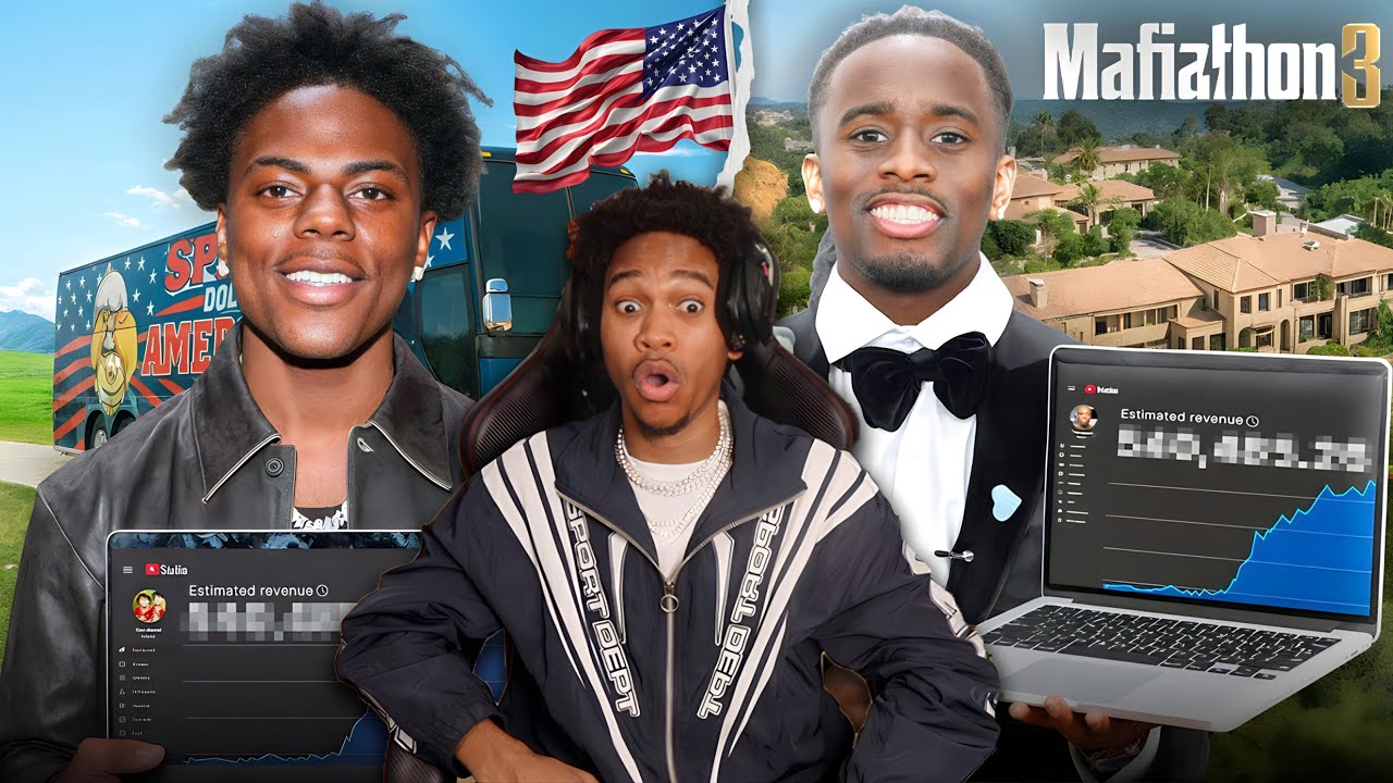 Kai Cenat MafiaThon 3 против IShowSpeed ​​US Tour — кто заработал больше денег?