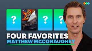 Detalles Four Favorites with Matthew McConaughey (The Rivals of Amziah King) Noticias
