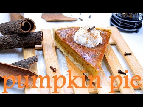 Old Fashioned Pumpkin Pie - Best Pumpkin Pie Ever - Classic Thanksgiving Pie - English